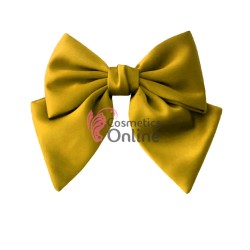 Accesoriu pentru decor par cu Fundita din satin si clema metalica TRD040VV Mustar